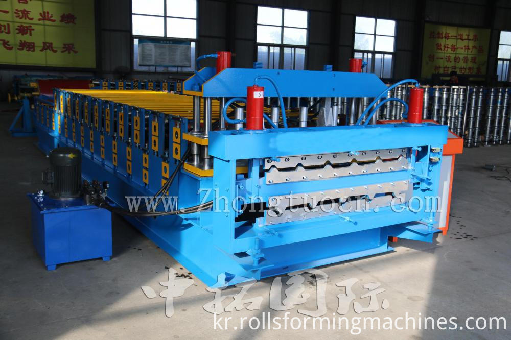 더블 레이어 금속 성형 기계 Double layer metal forming machine